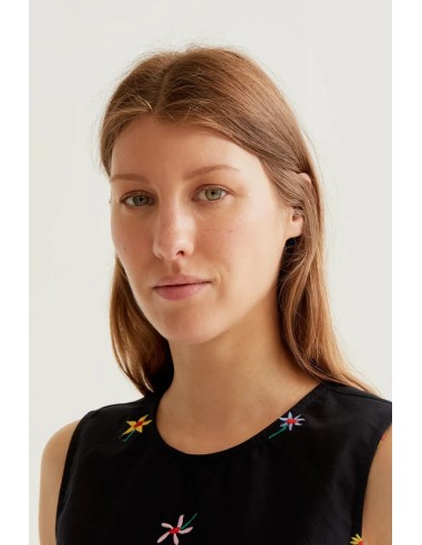 TOP CON ESTAMPADO BLACK GARDENER FLOWERS