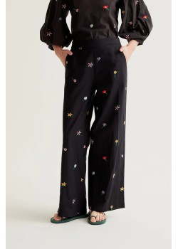 PANTALÓN CON ESTAMPADO BLACK GARDENER FLOWERS
