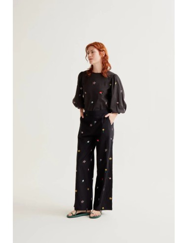 PANTALÓN CON ESTAMPADO BLACK GARDENER FLOWERS
