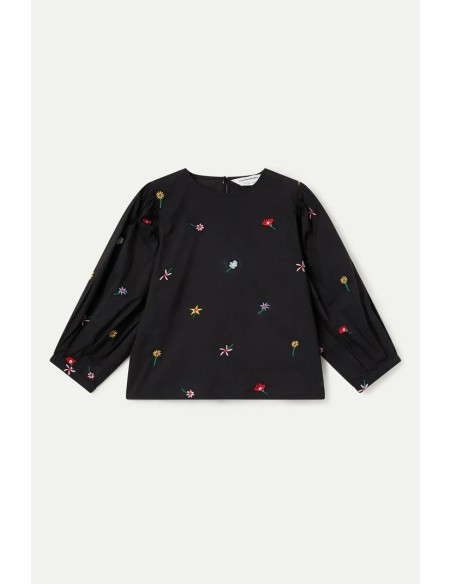 TOP CON ESTAMPADO BLACK GARDENER FLOWERS