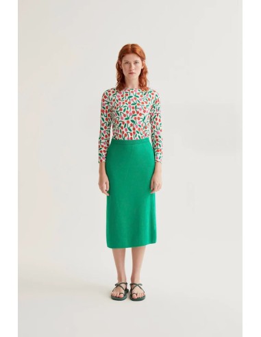 CAMISETA CON ESTAMPADO GUINDA