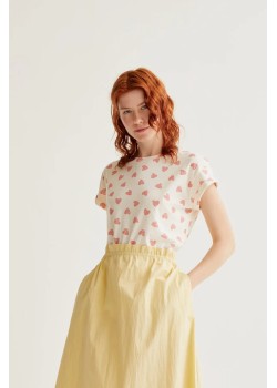 CAMISETA CON ESTAMPADO LADYBUG RED