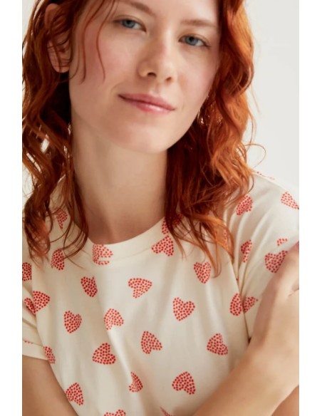 CAMISETA CON ESTAMPADO LADYBUG RED