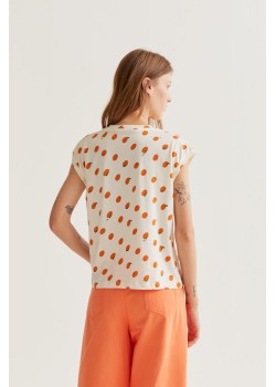 CAMISETA CON ESTAMPADO DE NARANJAS 2