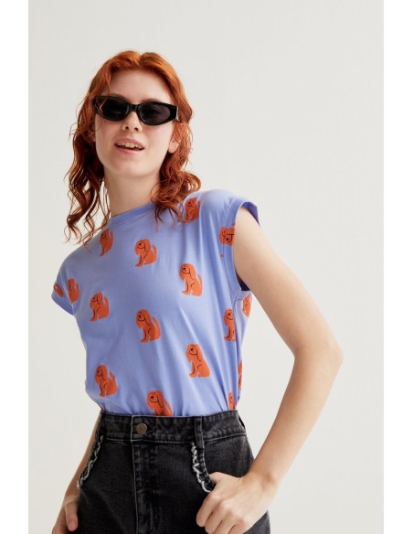 CAMISETAS CON ESTAMPADO BLUE DOG