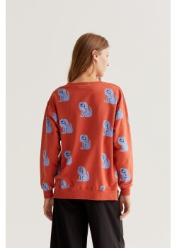 SUDADERA CON ESTAMPADO BROWN DOG 2