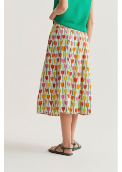 FALDA MIDI CON ESTAMPADO TULIPA 2