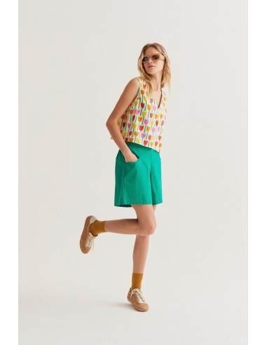 CHALECO CON ESTAMPADO TULIPA