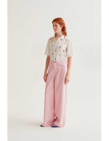 CAMISA CON ESTAMPADO WHITE CHERRIES