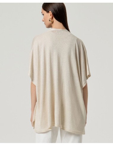 PONCHO ABIERTO BRILLANTE.