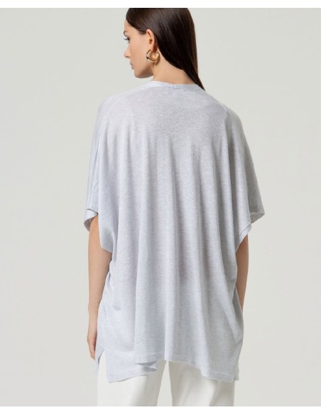 PONCHO ABIERTO BRILLANTE.