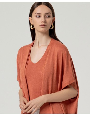 PONCHO ABIERTO BRILLANTE.