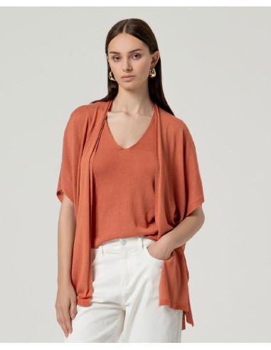 PONCHO ABIERTO BRILLANTE.