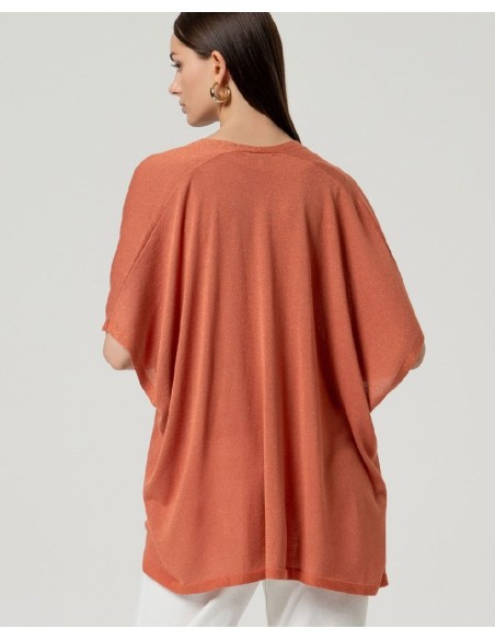 PONCHO ABIERTO BRILLANTE.