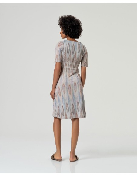 VESTIDO CORTO CRUZADO.