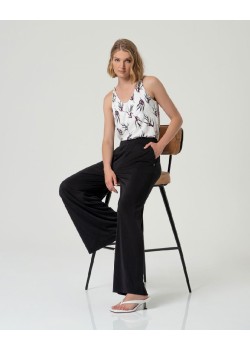 Pantalon ancho Negro 2