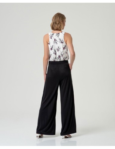 Pantalon ancho Negro