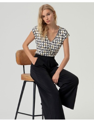 PANTALON ANCHO NEGRO