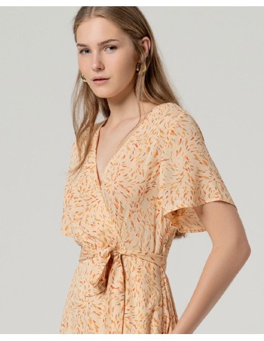 Vestido midi cruzado Arena