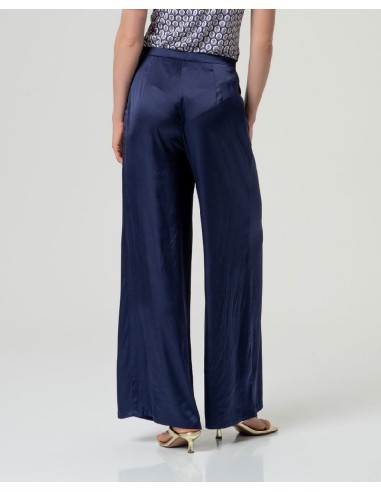 Pantalón ancho. Azul noche