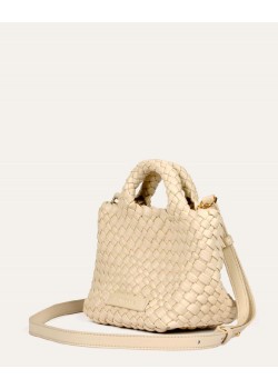 Bolso mini shopper trenzado 2