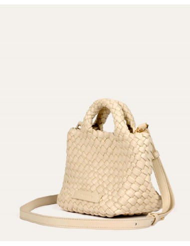 Bolso mini shopper trenzado