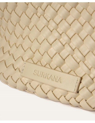 Bolso mini shopper trenzado