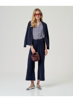 Bolso mini shopper trenzado Chocolate 2