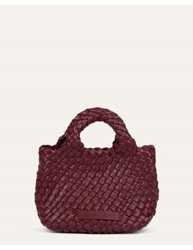Bolso mini shopper trenzado Chocolate