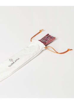 Abanico estampado con cordón para colgar Rojo 2