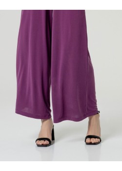 Pantalon ancho Morado 2