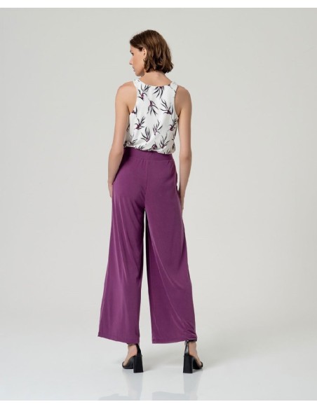 Pantalon ancho Morado
