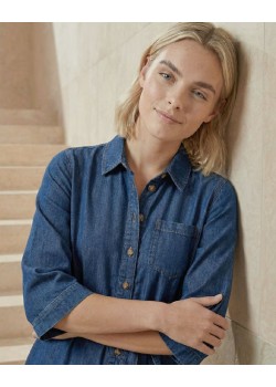 VESTIDO CAMISERO LARGO. 2