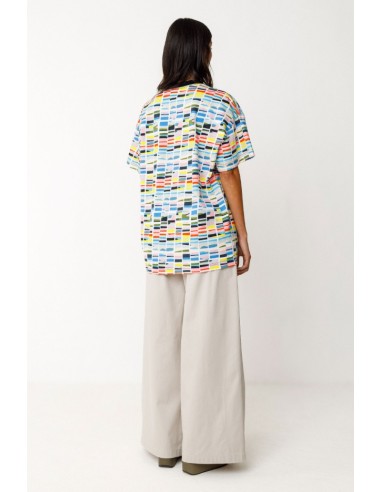 BASILE STS01202 B5 CAMISETA MULTICOLOR.