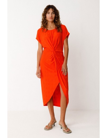 AMADE SDR01595 R3 VESTIDO NARANJA.