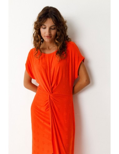 AMADE SDR01595 R3 VESTIDO NARANJA.