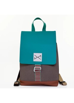 MOCHILA THE HOOK SOLAPA VERDE IMPERMEABLE DZ.