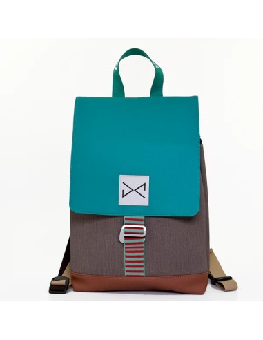 MOCHILA THE HOOK SOLAPA VERDE IMPERMEABLE DZ.