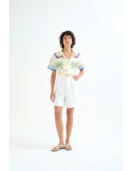 Camisa con estampado Palm & Mermaid