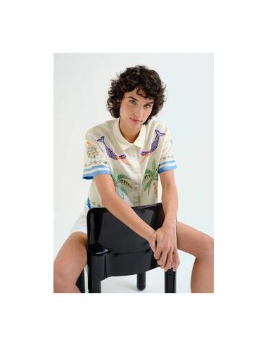 Camisa con estampado Palm & Mermaid
