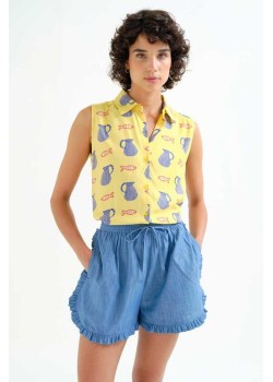 CAMISA CON ESTAMPADO BRAVA.