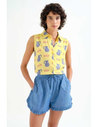 CAMISA CON ESTAMPADO BRAVA.