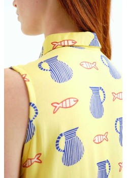 VESTIDO CORTO CON ESTAMPADO BRAVA. 2