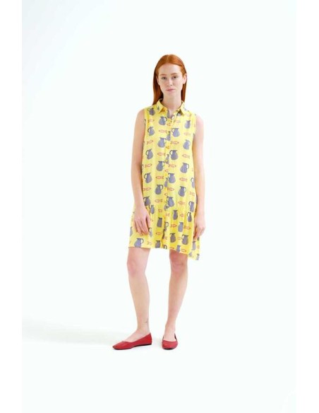 VESTIDO CORTO CON ESTAMPADO BRAVA.