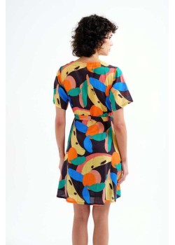 VESTIDO CORTO CON ESTAMPADO TUTTI FRUTTI BIG. 2