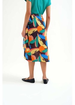 FALDA MIDI CON ESTAMPADO TUTTI FRUTTI BIG. 2