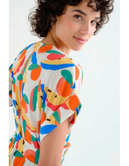 VESTIDO CON ESTAMPADO TUTTI FRUTTI SMALL.