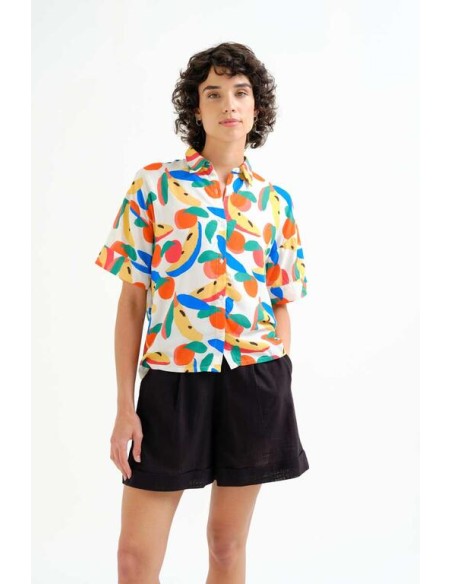 CAMISA CON ESTAMPADO TUTTI FRUTTI SMALL.