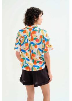 CAMISA CON ESTAMPADO TUTTI FRUTTI SMALL. 2