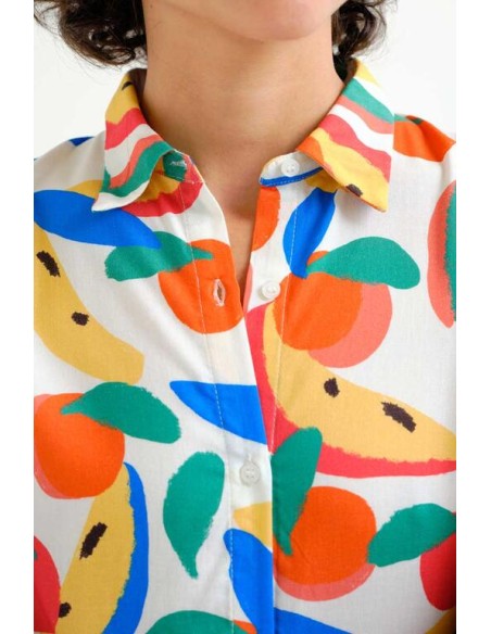 CAMISA CON ESTAMPADO TUTTI FRUTTI SMALL.